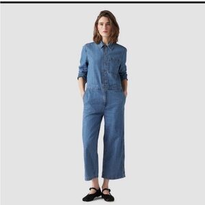 💕NWT Levi's Blue Denim Jumpsuit size XS